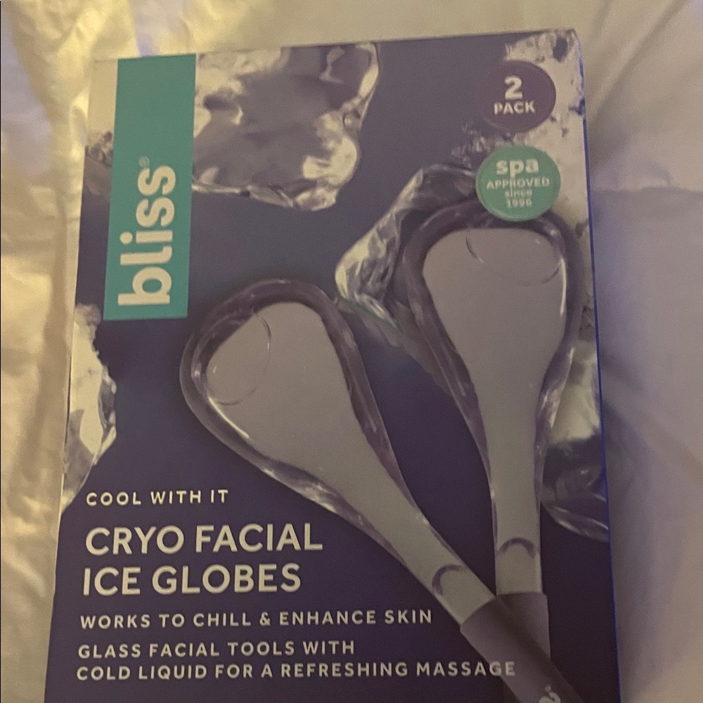 Bliss Cryo Facial Ice Globes - Cool White